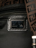 Fendi Pre Owned 2000 2010 Zucchino Canvas Double Flap Mamma Shoulder Bag — Same as shown — Size One Size — Lifestyle View