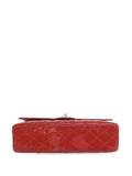 Chanel Pre Owned 2009 2010 Medium Classic Patent Double Flap Shoulder Bag — Same as shown — Size One Size — Top View