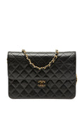 Chanel Pre Owned 1996 1997 Medium Cc Quilted Lambskin Single Flap Shoulder Bag — Same as shown — Size One Size — Front View