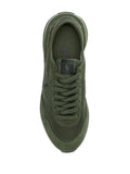 Polo Ralph Lauren Mesh Suede Train 89 Trainers — Green — Size US M 3.5 - US W 5 — Top View