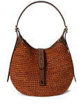 Polo Ralph Lauren Raffia Shoulder Bag — Same as shown — Size One Size — Front View