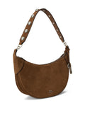 Polo Ralph Lauren Polo Id Suede Shoulder Bag — Same as shown — Size One Size — Back View