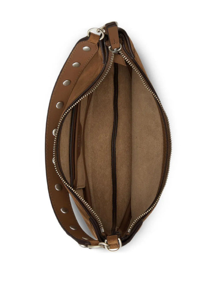 Polo Ralph Lauren Polo Id Suede Shoulder Bag — Same as shown — Size One Size — Top View