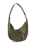 Polo Ralph Lauren Logo Detail Leather Shoulder Bag — Same as shown — Size One Size — Back View
