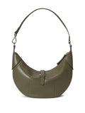 Polo Ralph Lauren Logo Detail Leather Shoulder Bag — Same as shown — Size One Size — Side View