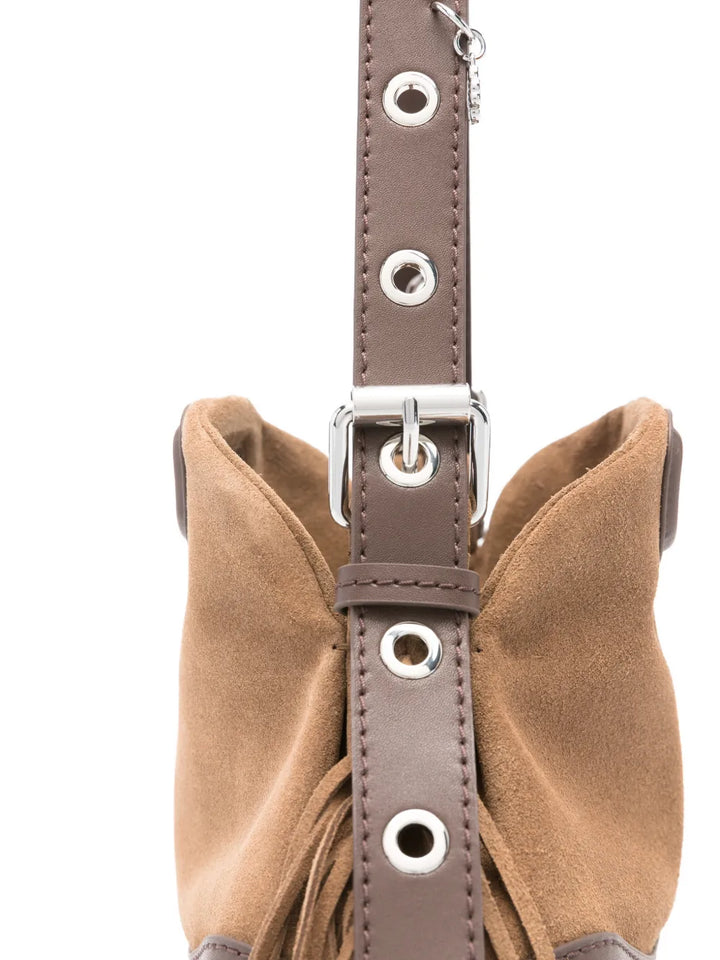 Maje Miss M Fringed Strap Shoulder Bag — Same as shown — Size One Size — Top View