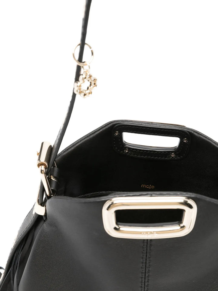 Maje Miss M Fringe Hardware Shoulder Bag — Same as shown — Size One Size — Detail View