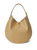 Polo Ralph Lauren Pony Plaque Leather Shoulder Bag — Same as shown — Size One Size — Side View