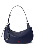 Polo Ralph Lauren Ebbled Pony Leather Shoulder Bag — Same as shown — Size One Size — Front View