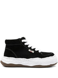 Maison MIHARA YASUHIRO Oliver Suede High-Top — Black — Size US M 3.5 - US W 5 — Front View
