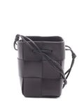 Bottega Veneta Pre Owned 2012 2025 Mini Nappa Intrecciato Cassette Bucket Shoulder Bag — Same as shown — Size One Size — Front View