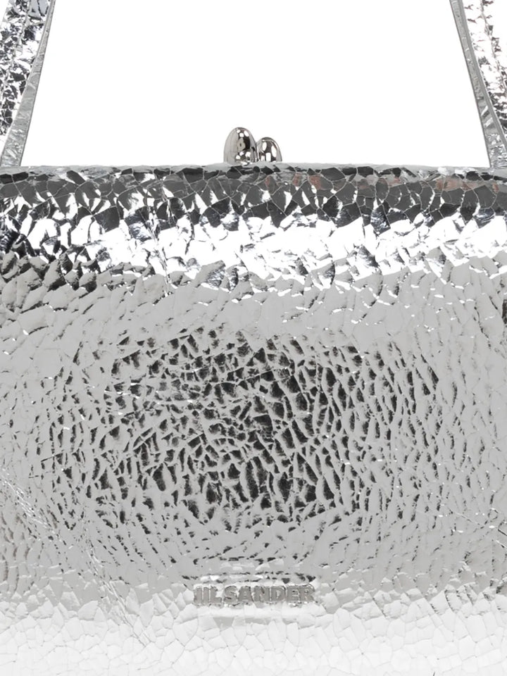 Jil Sander Textured Leather Shoulder Bag — Same as shown — Size One Size — Top View