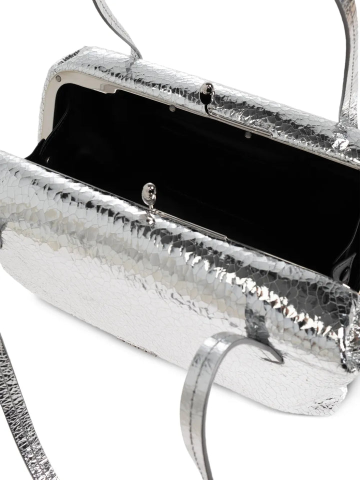 Jil Sander Textured Leather Shoulder Bag — Same as shown — Size One Size — Detail View