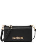 Love Moschino Logo Plaque Shoulder Bag — Same as shown — Size One Size — Front View