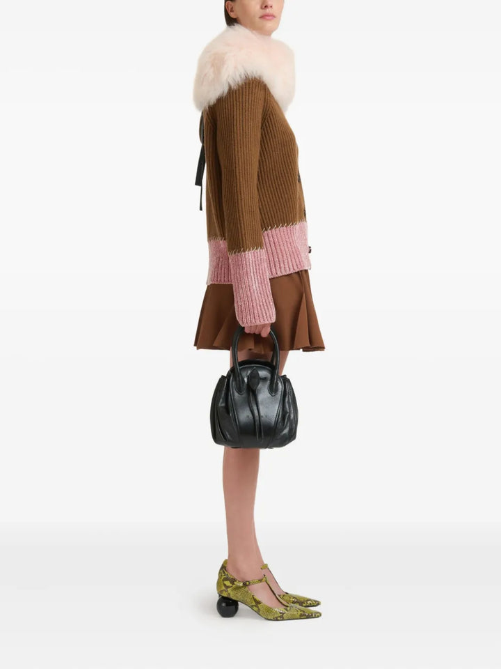 Marni Tubular Handle Tulipea Shoulder Bag — Same as shown — Size One Size — Side View