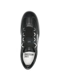 Love Moschino Logo-Detail Leather — Black — Size US M 3.5 - US W 5 — Top View