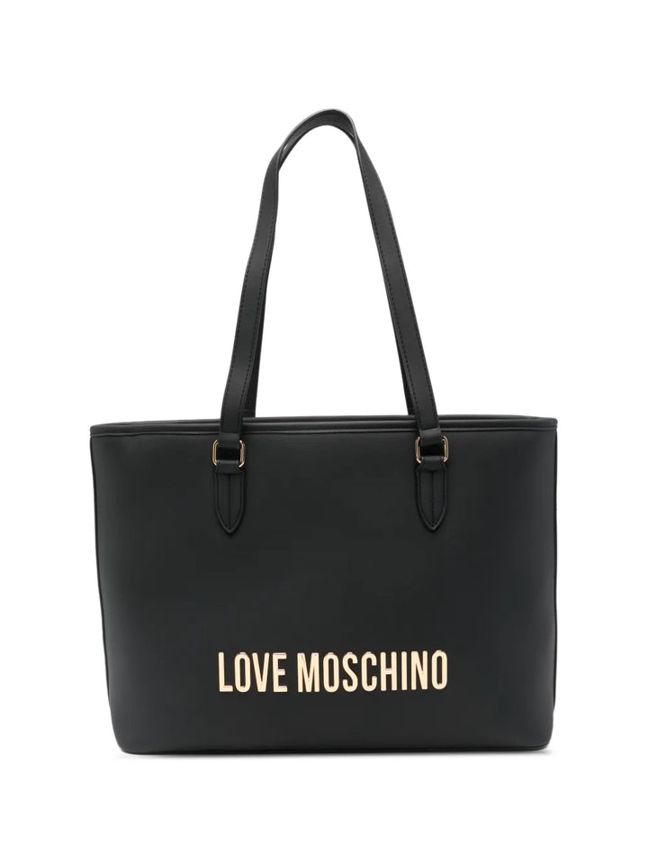 Love Moschino Logo Plaque Shoulder Bag — Same as shown — Size One Size — Front View