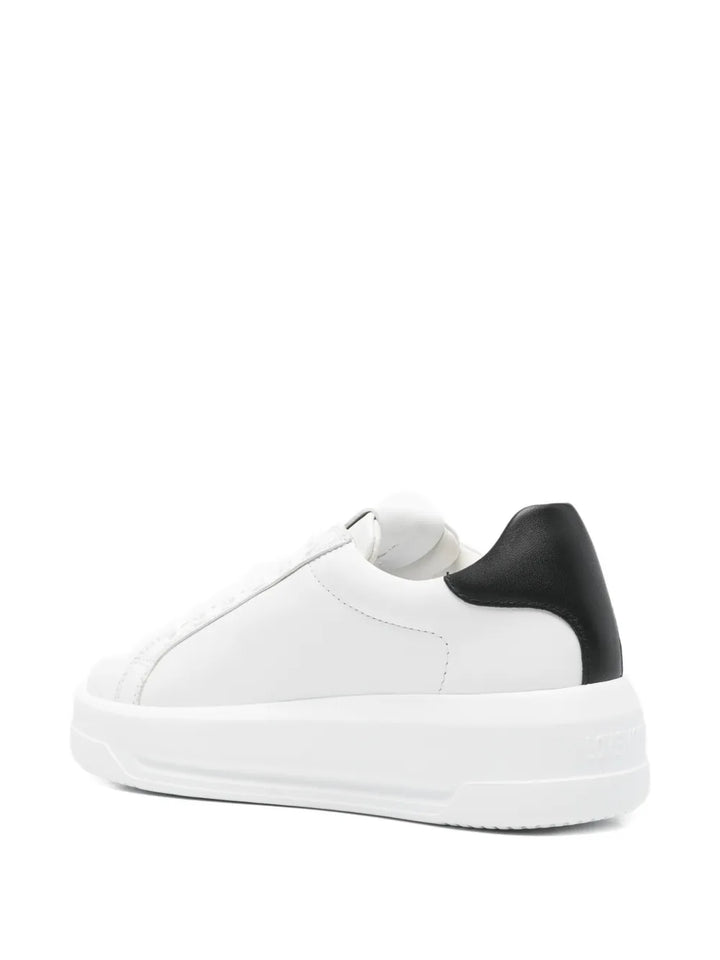 Love Moschino Heart-Detail — White — Size US M 3.5 - US W 5 — Back View