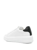 Love Moschino Heart-Detail — White — Size US M 3.5 - US W 5 — Back View