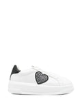 Love Moschino Heart-Detail — White — Size US M 3.5 - US W 5 — Front View