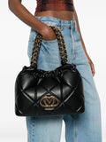 Love Moschino Quilted Chain Strap Shoulder Bag — Same as shown — Size One Size — Side View