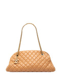 Chanel Pre Owned 2010 2011 Medium Lambskin Just Mademoiselle Bowling Bag Shoulder Bag — Same as shown — Size One Size — Front View