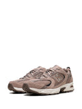 New Balance Logo-Details Lace-Up — Taupe — Size US M 3.5 - US W 5 — Side View