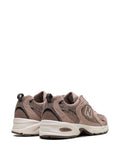 New Balance Logo-Details Lace-Up — Taupe — Size US M 3.5 - US W 5 — Back View