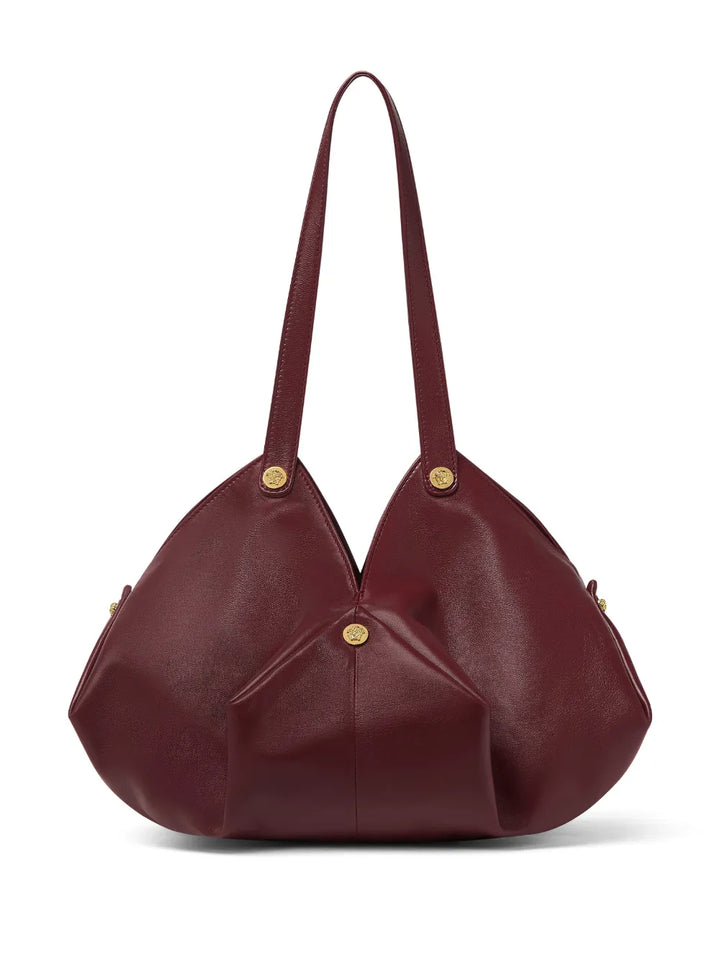 Versace Protea Leather Shoulder Bag — Same as shown — Size One Size — Front View