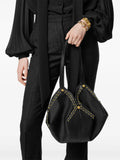 Versace Protea Leather Shoulder Bag — Same as shown — Size One Size — Side View
