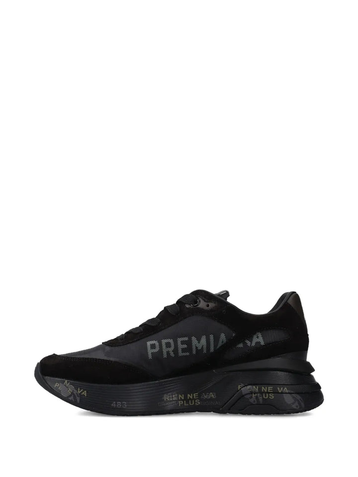 Premiata Moerund 7795 Logo-Print — Black — Size US M 3.5 - US W 5 — Detail View