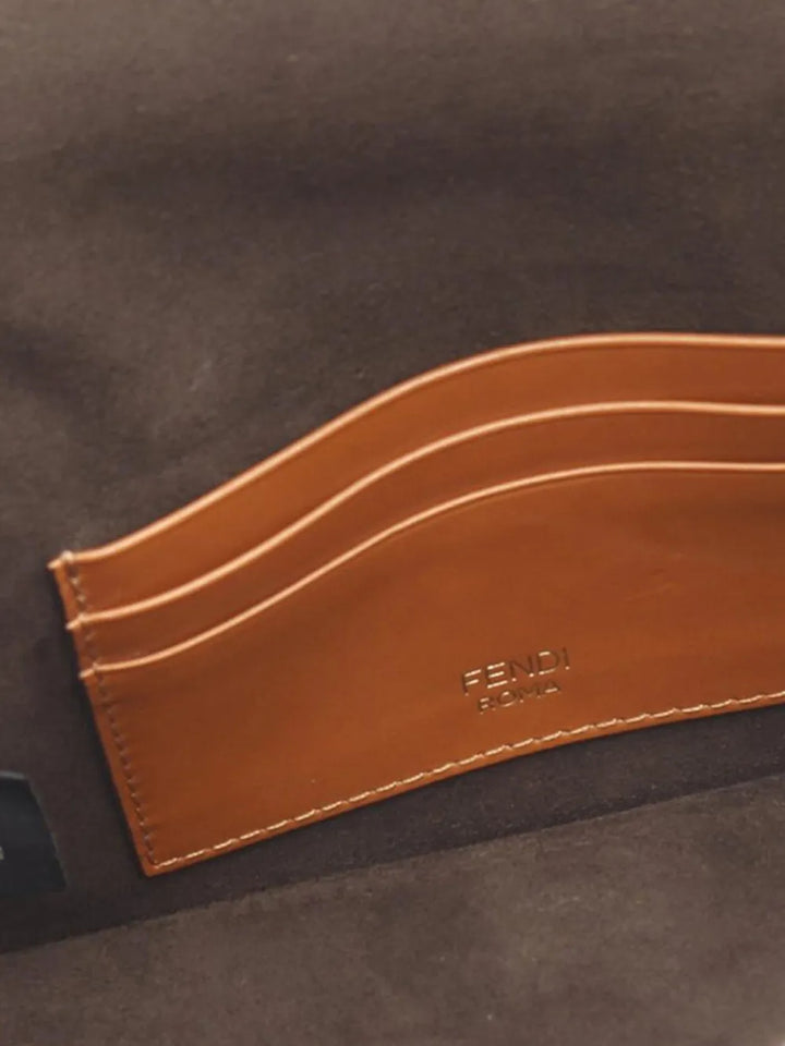 Fendi Pre Owned 2010 2025 Leather Flat Baguette Shoulder Bag — Same as shown — Size One Size — Top View
