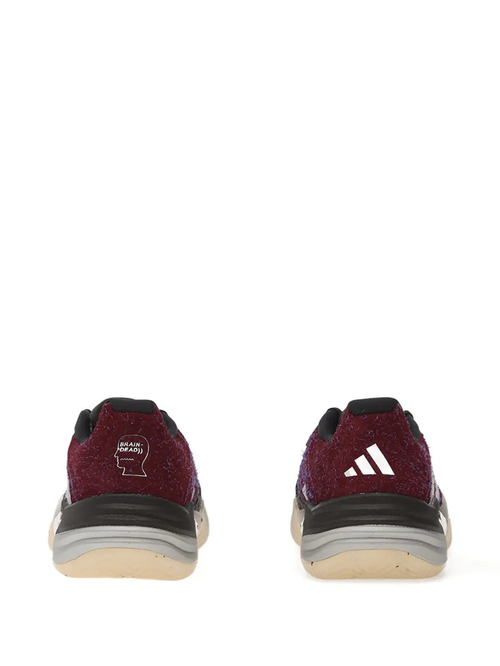adidas X Brain Dead Barricade 13 Sneakers — Purple/Grey — Size US M 8 - US W 9.5 — Back View