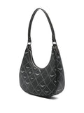 Zadigvoltaire Z Night Out Logo Graphic Shoulder Bag — Same as shown — Size One Size — Back View