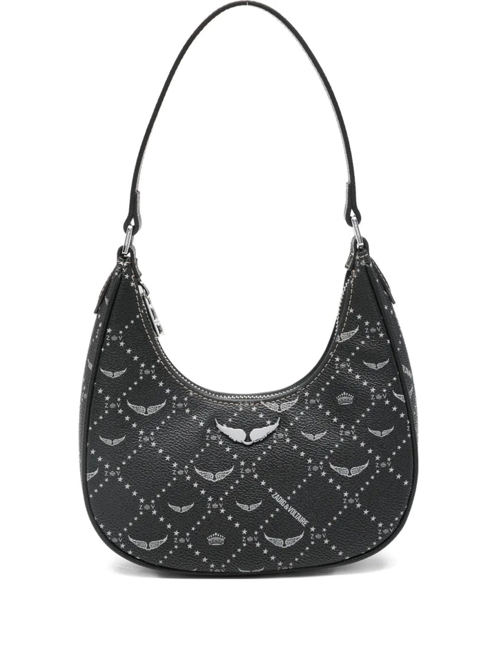 Zadigvoltaire Z Night Out Logo Graphic Shoulder Bag — Same as shown — Size One Size — Front View