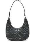 Zadigvoltaire Z Night Out Logo Graphic Shoulder Bag — Same as shown — Size One Size — Front View