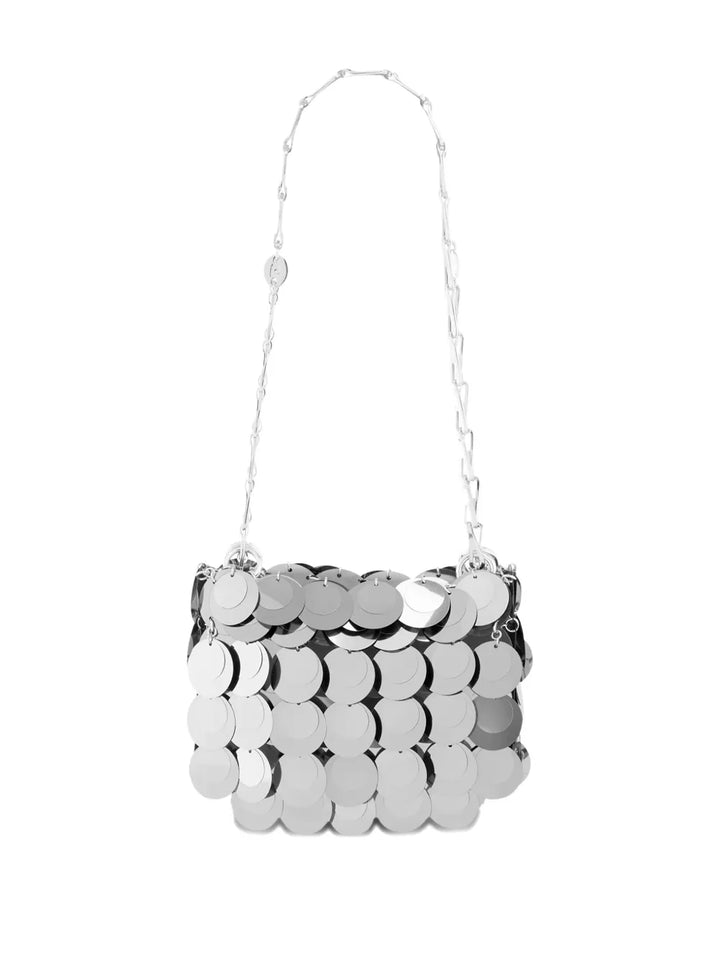 Rabanne Sparkle Multi Layered Chain Mini Bag — Same as shown — Size One Size — Back View