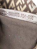 Fendi Pre Owned 2000 2010 Zucchino Canvas Double Flap Shoulder Bag — Same as shown — Size One Size — Top View