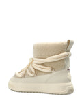 Moncler Altive Mid Drawstring-Fastening Snow Boots — Ivory — Size US M 3.5 - US W 5 — Back View