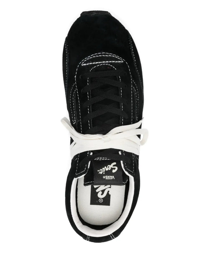 Vans Suede Stitching — Black — Size US M 3.5 - US W 5 — Top View