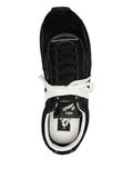 Vans Suede Stitching — Black — Size US M 3.5 - US W 5 — Top View