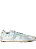 Miu Miu Plume Satin — Blue — Size US M 3.5 - US W 5 — Front View