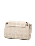 Chanel Pre Owned 2002 2003 Mini New Travel Line Nylon Accordion Flap Shoulder Bag — Same as shown — Size One Size — Back View