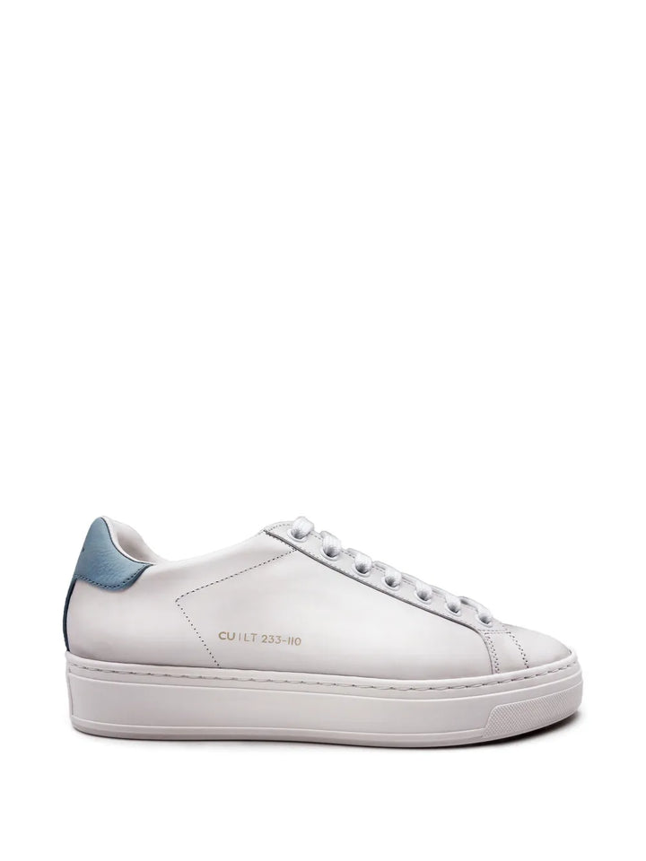 CU | LT ESSENCE Lace-Up Leather — Off White — Size US M 3.5 - US W 5 — Front View