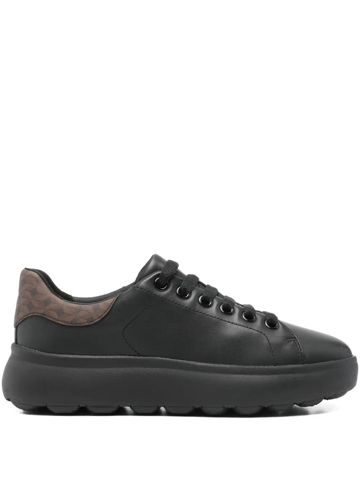 Geox Spherica Ec4.1 Lace-Up — Black — Size US M 3.5 - US W 5 — Front View