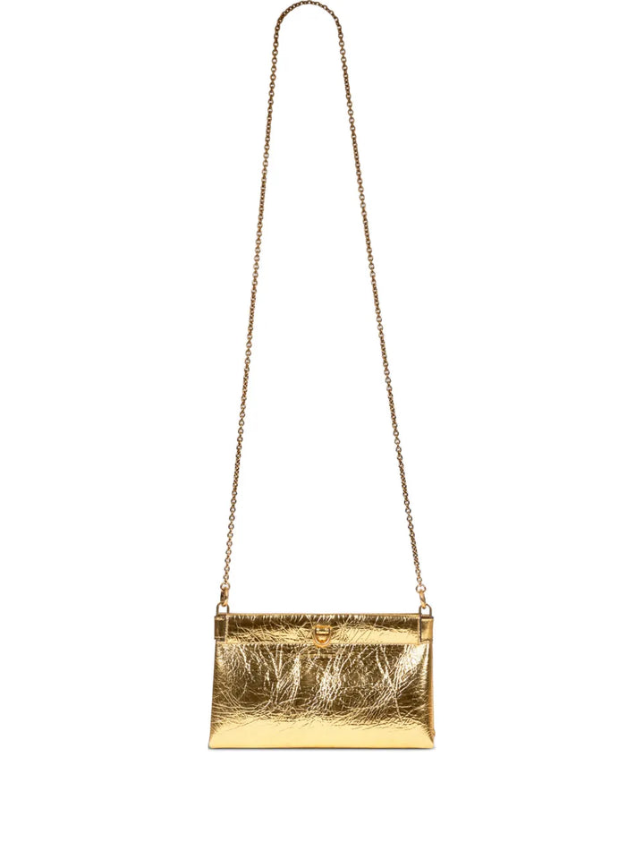 Etro Chain Strap Leather Shoulder Bag — Same as shown — Size One Size — Front View