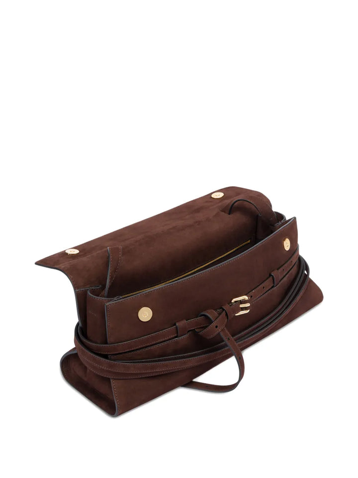 Moschino Medium Tie Me Shoulder Bag — Same as shown — Size One Size — Back View