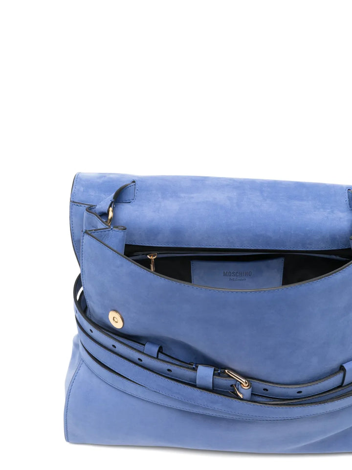 Moschino Logo Detail Buckle Shoulder Bag — Same as shown — Size One Size — Detail View