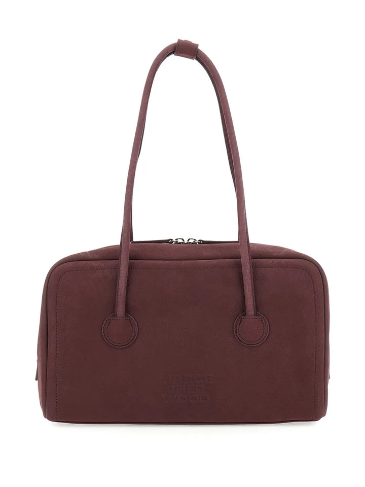 Marge Sherwood Embossed Logo Tote Bag — Same as shown — Size One Size — Side View