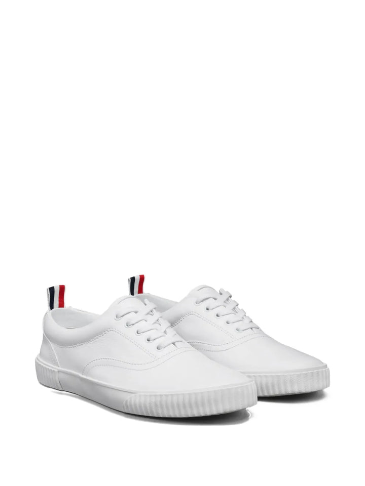 Thom Browne Panelled Grosgrain Loop — White — Size US M 3.5 - US W 5 — Side View